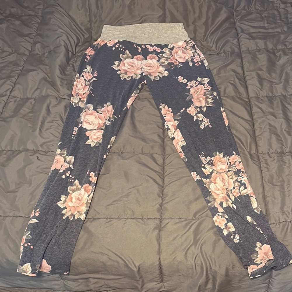 Floral Women’s Bottoms in Blue and Pink